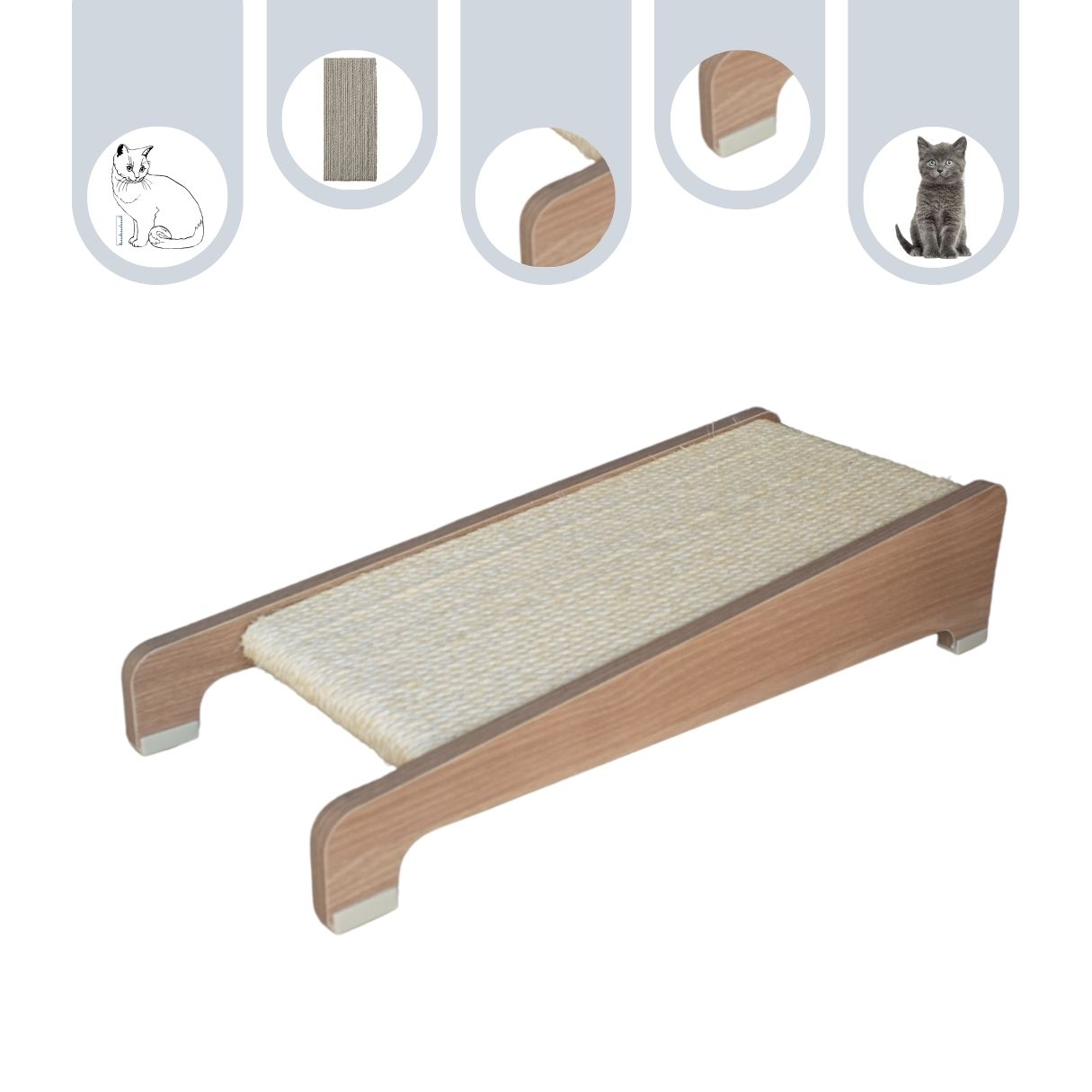 Arranhador Inclinado Sisal