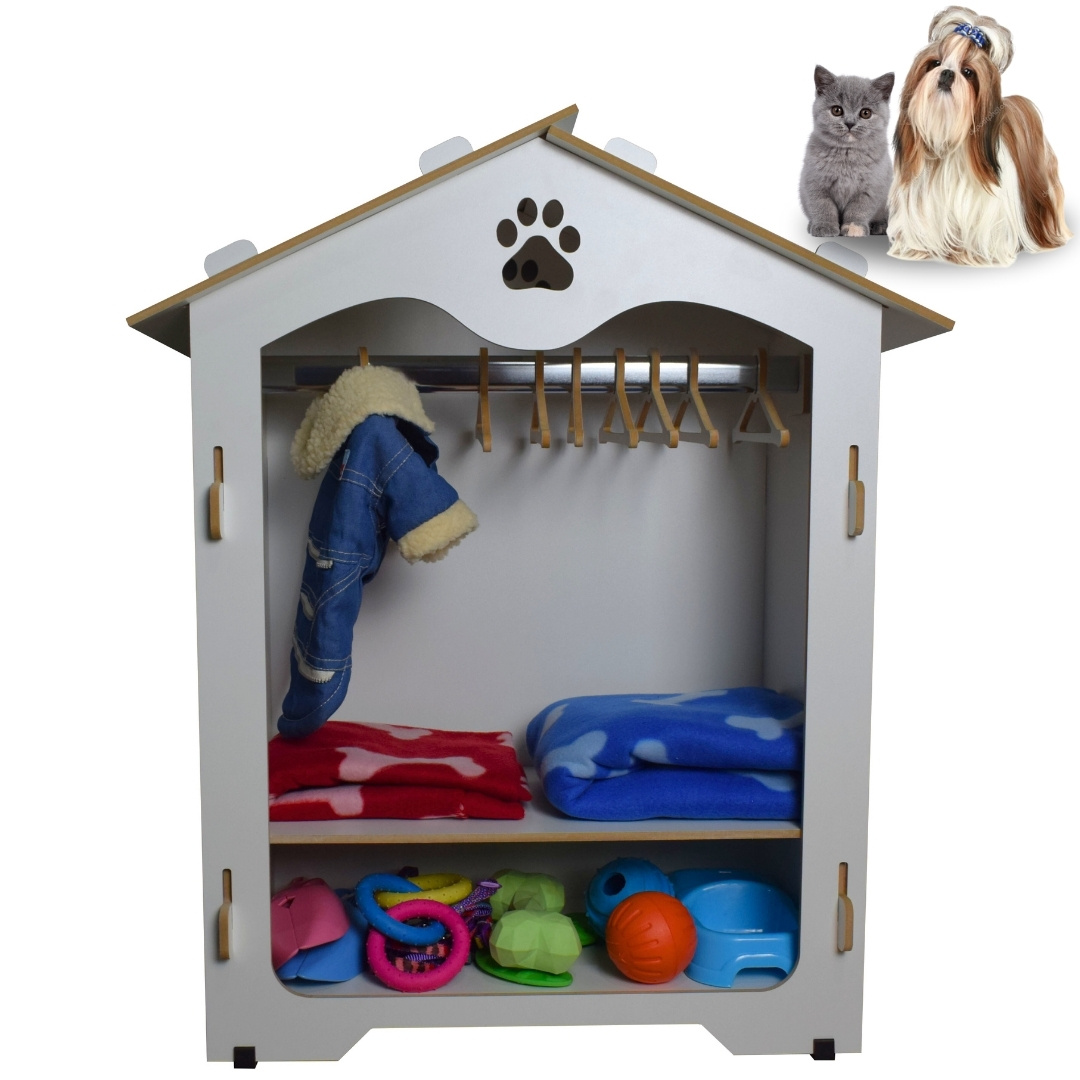 Guarda Roupa Pet Closet Organizador MDF
