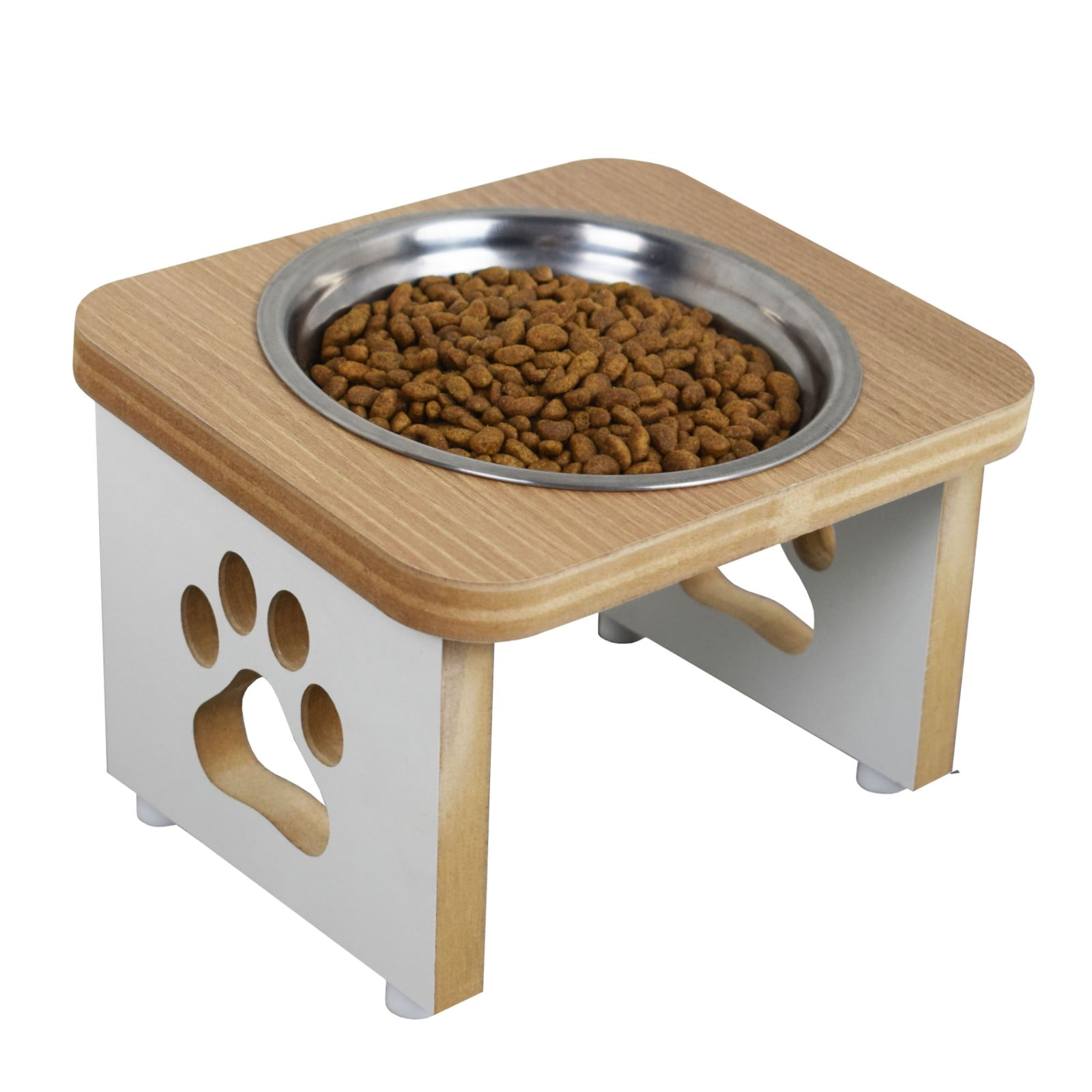 Comedouro ESPECIAL Grande Pet MDF 20cm - LINHA BASIC INOX