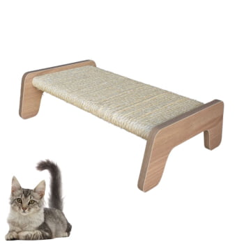 Arranhador Gato Com Sisal MDF Reto PET