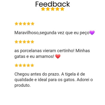 Tigela bowl Porcelana Felino 320ml