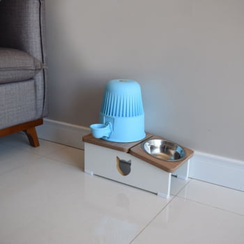 Base Comedouro Hibrido Gato