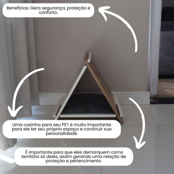 Toca Gato Cachorro Pet MDF modelo Cabana