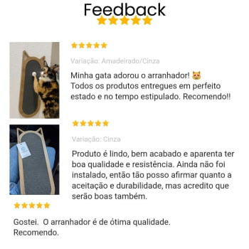 Arranhador Gato Piso Parede modelo Frajola Grande