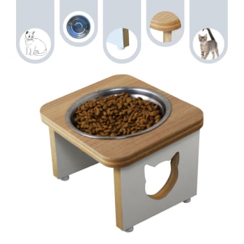 Comedouro Tradicional Simples Gato Comedouro Tradicional Simples Gato