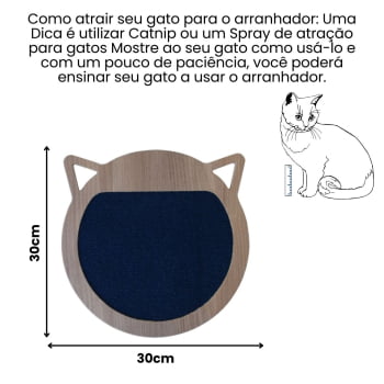 Arranhador de Gato Piso Parede modelo Garfield