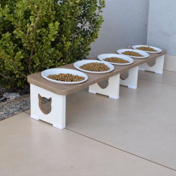 Comedouro Quintuplo Gato