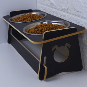 Comedouro Saudavel Duplo Cachorro