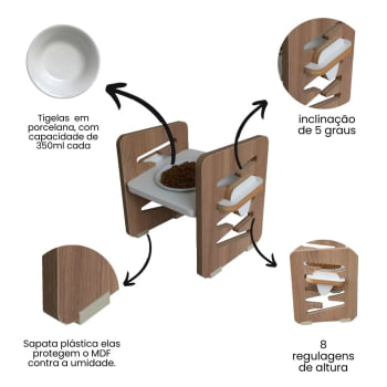 Comedouro Simples Zig Zag