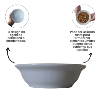 Tigela Bowl Porcelana 15 cm - 350 ml