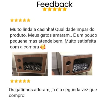 Mesa de Canto Pet Cachorro e Gato MDF TV