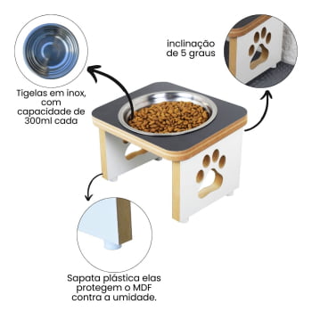 Comedouro Tradicional Simples Cachorro