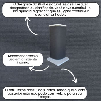 Refil Arranhador Canto de Sofá Carpete