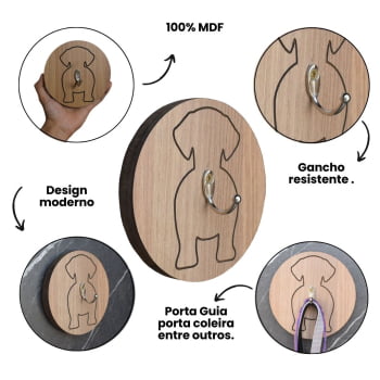 Porta Guia Pet Chaveiro