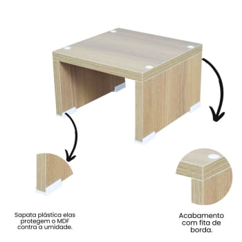 Base Comedouro Bebedouro Cachorro Gato Elevado Pet MDF Colors