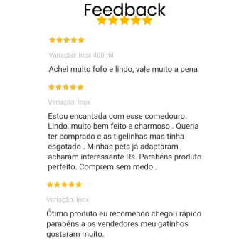 Comedouro Quadruplo Gato 