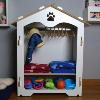 Guarda Roupa Pet Closet Organizador MDF