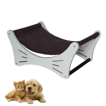 Cama Pet Cachorro e Gato MDF Espreguiçadeira Moderna  