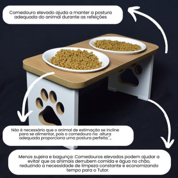 Comedouro Grande Duplo Cachorro 