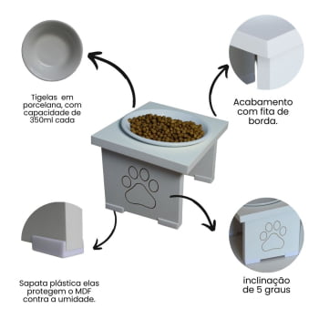 Comedouro Lite Simples Cachorro