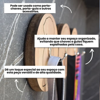 Porta Guia Pet Chaveiro
