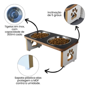 Comedouro Tradicional Duplo Cachorro