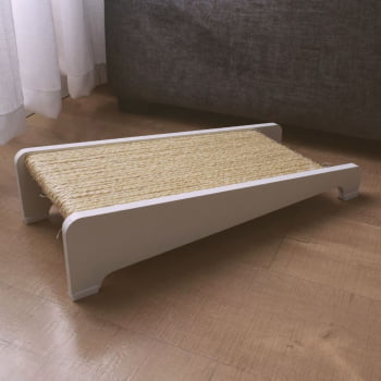 Arranhador de Gato MDF Inclinado Sisal  