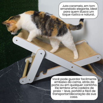 Cadeira Espreguiçadeira Gato Carpet e Sisal