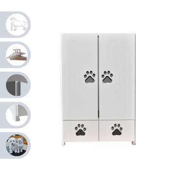 Guarda Roupa Pet Organizador MDF