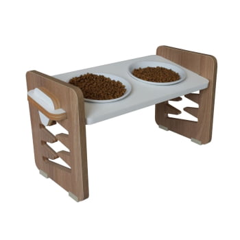 Comedouro Duplo Zig Zag