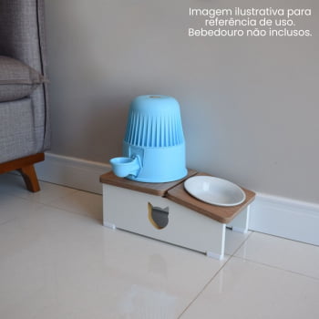 Base Comedouro Hibrido Gato