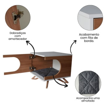 Mesa de Canto MDF Pet Style