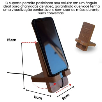 Suporte Celular Pet Gato MDF