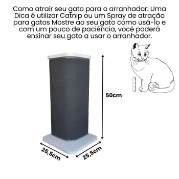 Arranhador Canto de Sofá Gato modelo Carpete