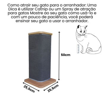 Arranhador Gato Canto de Sofá Carpet Felino PET