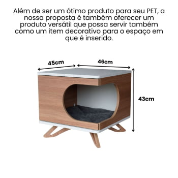 Mesa de Canto MDF Pet Style