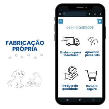 Comedouro Bebedouro Gato Elevado Pet MDF - Porcelana