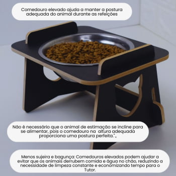 Comedouro Saudavel Simples Gato