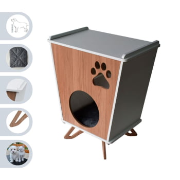 Mesa de Canto Pet Gato Cachorro MDF Luxo