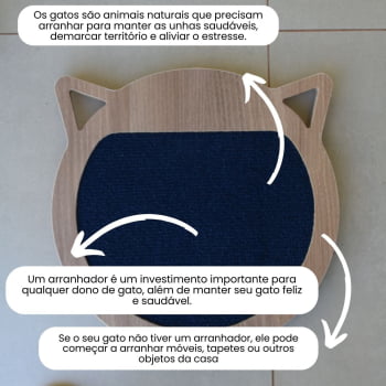 Arranhador de Gato Piso Parede modelo Garfield