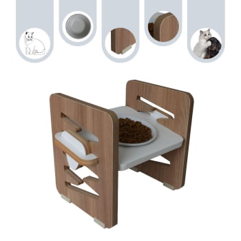 Comedouro Simples Zig Zag