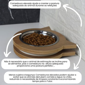 Comedouro Simples Miau 