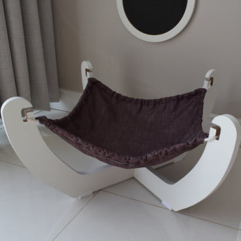 Cama Para Cachorro e Gato Pet MDF Espreguiçadeira Modelo X