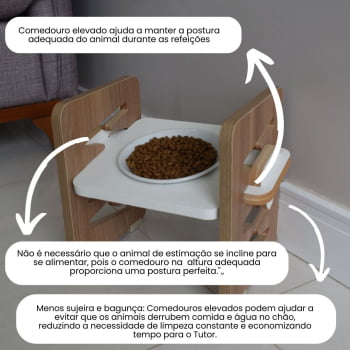 Comedouro Simples Zig Zag