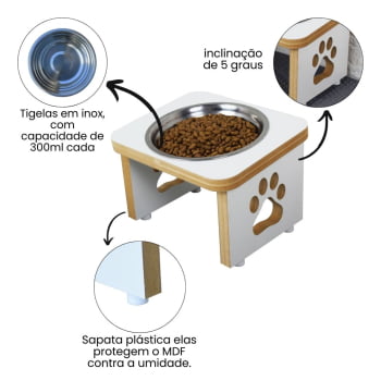 Comedouro Tradicional Simples Cachorro