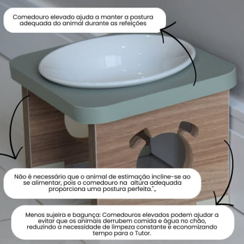 Comedouro Simples Cachorro Colors