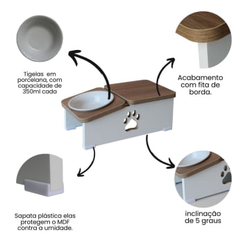 Base Comedouro Hibrido Cachorro