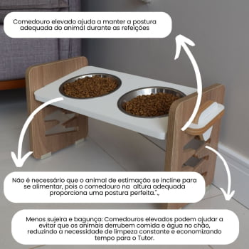 Comedouro Duplo Zig Zag