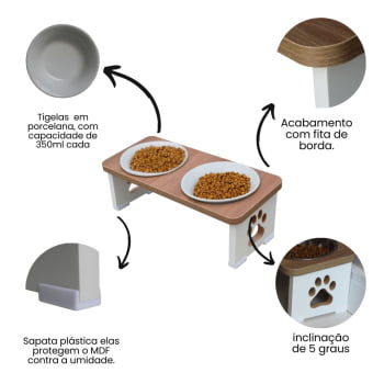 Comedouro Duplo Cachorro