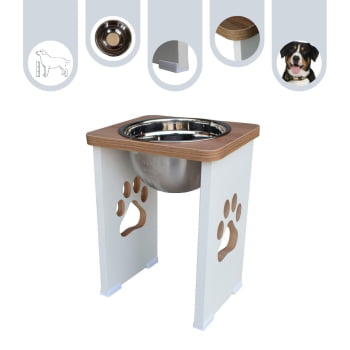 Comedouro Grande Simples Cachorro 